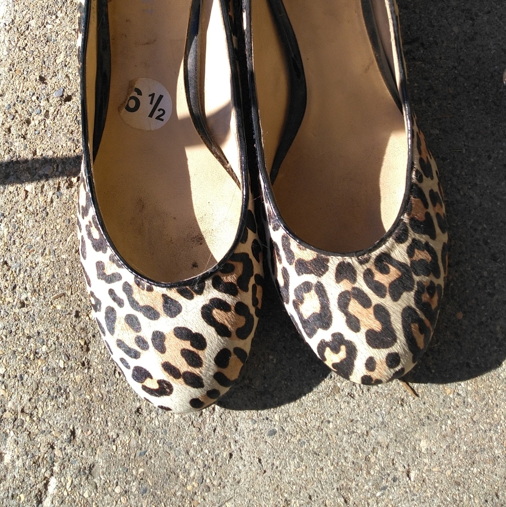 Almost New, Nine West 6 1/2" B Wedge Heels